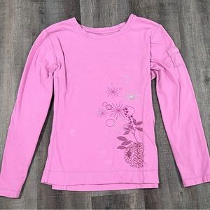 💞 Women’s Large Long Sleeve Screen Print Tee